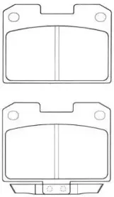Комплект тормозных колодок, дисковый тормоз AISIN купить